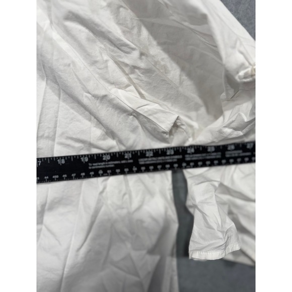 Harve Benard Blouse Womens 1X Button Down Top Embroidered 3/4 Sleeve White - Picture 7 of 9